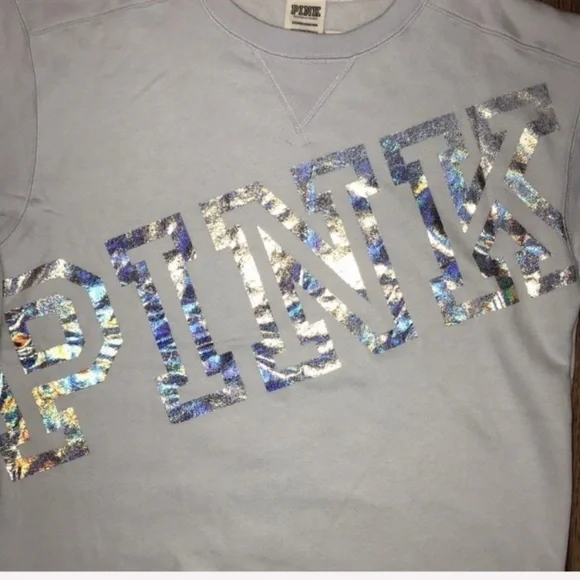 VS PINK Campus Crew Sweatshirt - Picture 2 of 4